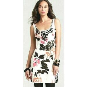 Lilly Pulitzer Pastel Goth Cocktail Dress 4 Portia Cameo White Stroke Midnight